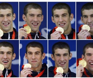 Phelps - Otto ori a Pechino 2008