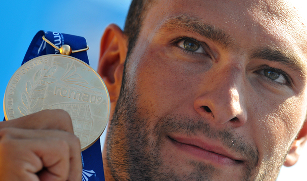 Il sorriso di Valerio Cleri alla premiazione